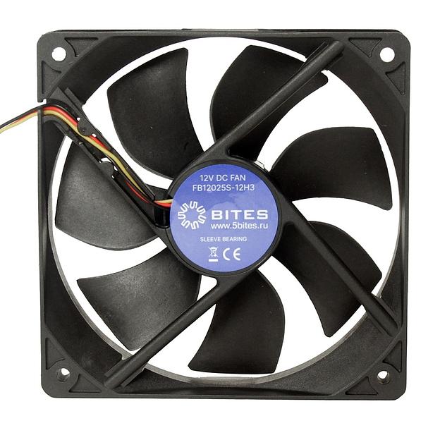5bites Вентилятор FB12025S-12H3 120X25 / SLEEVE / 1800RPM / 3P фото 1