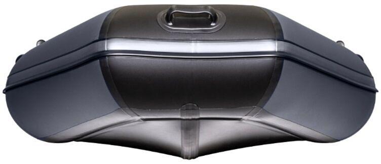 Лодка Аква 2900 слань книжка, киль, 2900*1420*400 мм., цвет: графит-черный фото 6