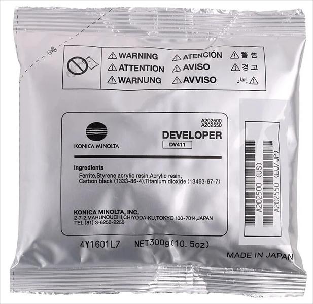 Расходные материалы к принтерам Konica Minolta DV-411 Developer Unit (A202550) фото 1