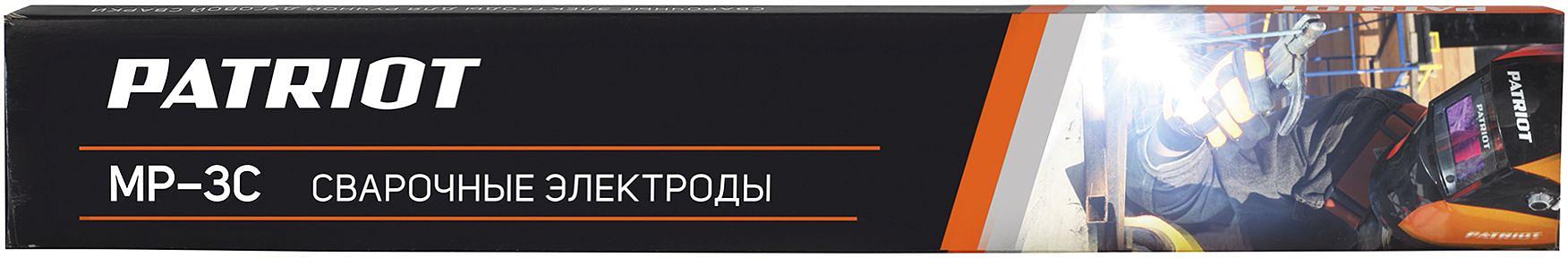 Электроды Patriot МР-3С D2.5мм L350мм 1050гр (605012000) фото 3
