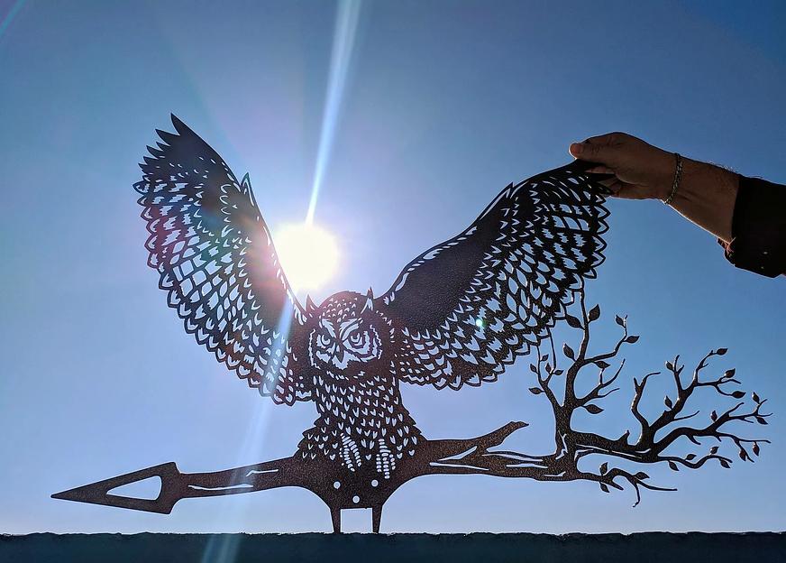 Флюгер «Парящий филин» ОПТ фото 4