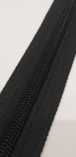 Молния рулонная обувная №7 Черный фото 1