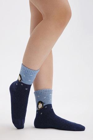 Носки шерстяные TOD Оймс с рисунком Пингвин фото 3