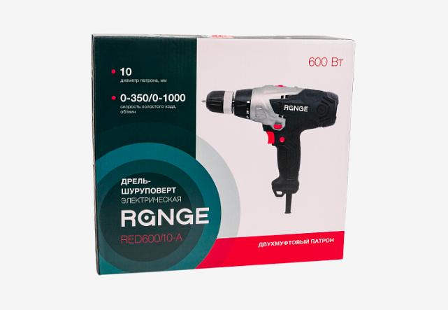 Дрель сетевая Range RED600/10-A опт фото 7