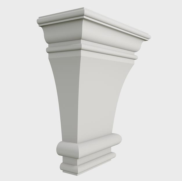 Декор из пенополистирола «Капитель квадратная К-05-ККВ» ОПТ фото 1