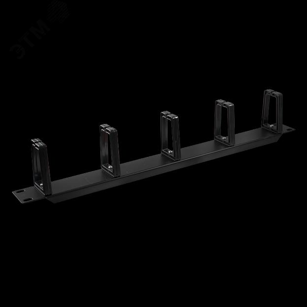 Организатор кабельный 1U 19' пластиковый фото 2