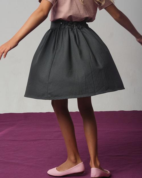 Юбка серая в школу на девочку KristiKlo ОПТ фото 8