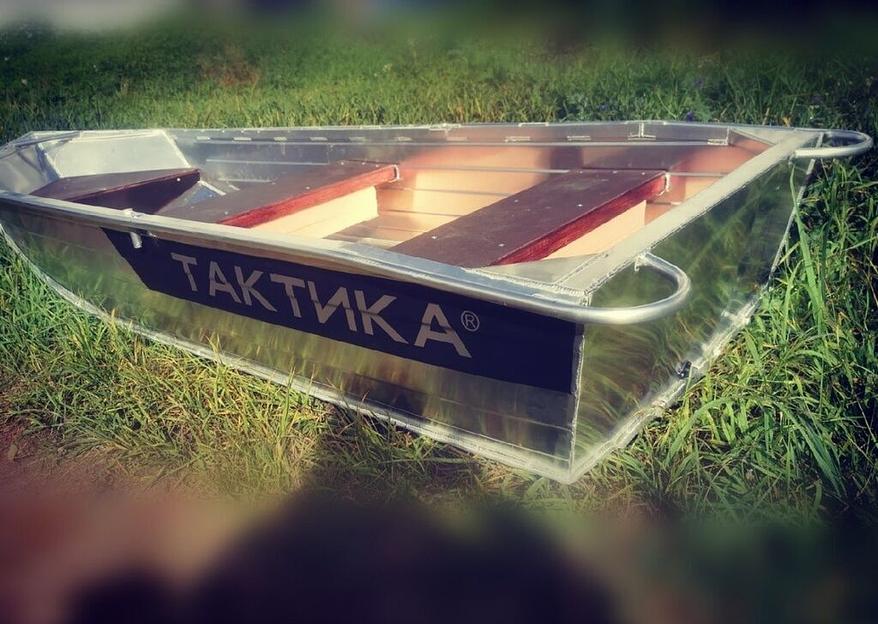 Алюминиевая лодка Тактика 270, 270*100*35 см фото 4