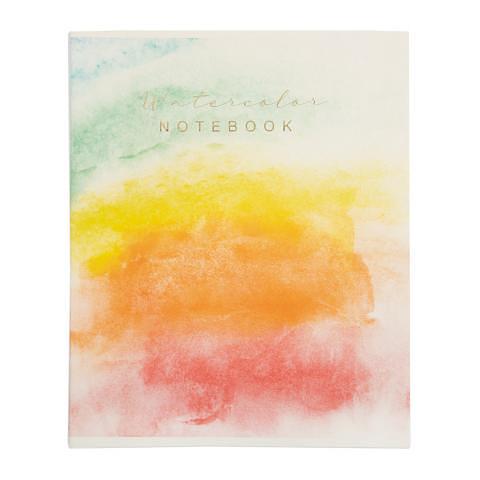 Тетрадь общая на скобе А5, 48 л., клетка, Watercolor, разноцветный, SVT_480321_05, SVETOCH фото 1