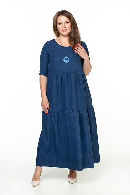 Платье женское  5872/73/Темно-синий  фото 1