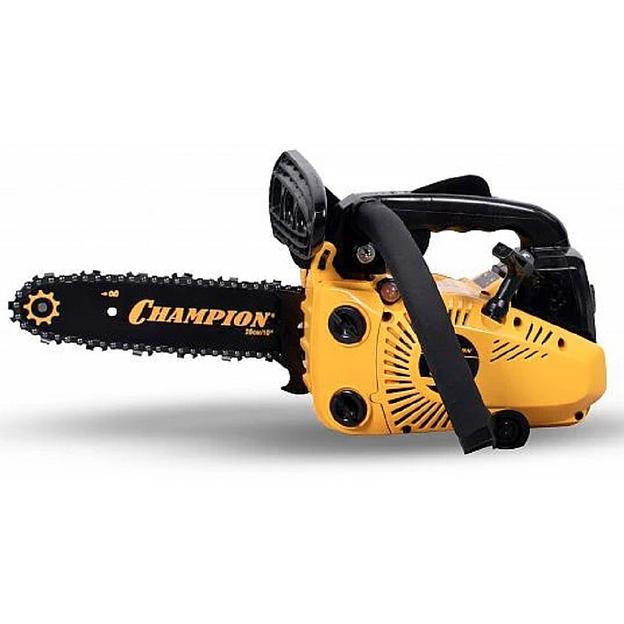 CHAMPION Бензопила 125T-10 { 0,7кВт 25,4см? 3,2кг } фото 1