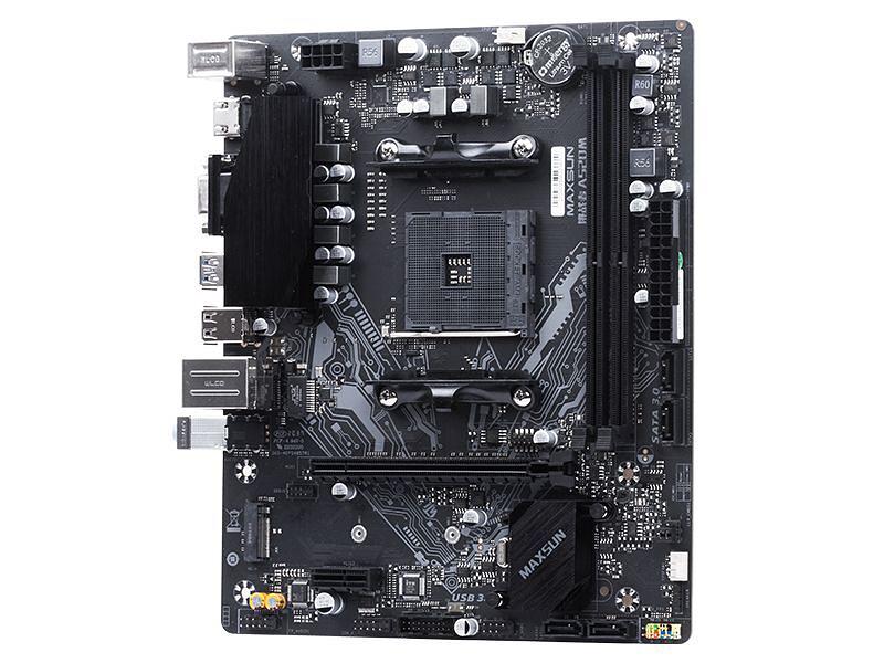 Материнская плата MaxSun Challenger A520M, SocAM4, mATX, Retail фото 5