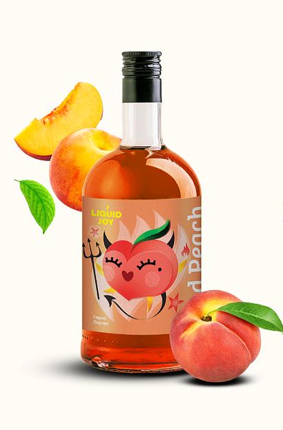 Сироп для кофе и для коктейлей, Персик 0,7 л   фото 1