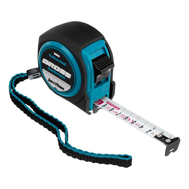 Рулетка Komfortabel, 3 м х 19 мм, обрезиненный корпус фото 3