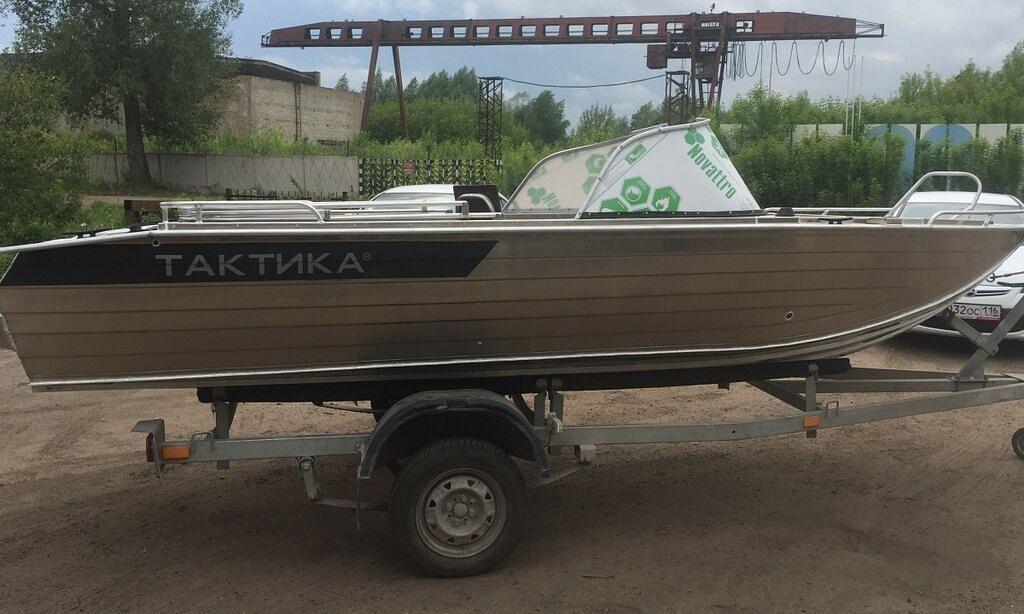 Алюминиевый катер Тактика 500 DC, 500*180*80 см фото 1