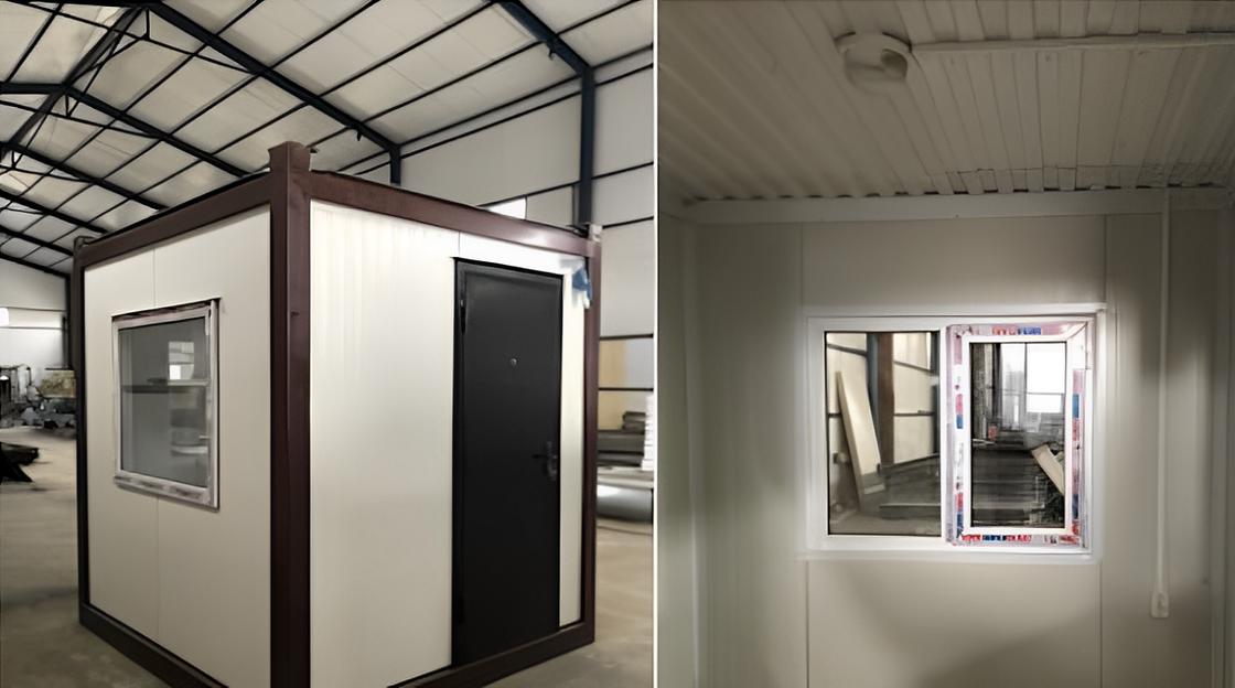 Охранная будка 2500х2500х2300 мм из сендвич-панелей фото 1