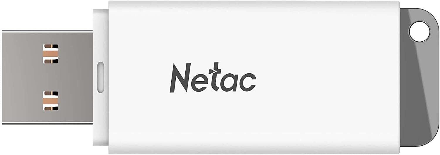 Флеш Диск Netac 8Gb U185 NT03U185N-008G-20WH USB2.0 белый фото 4