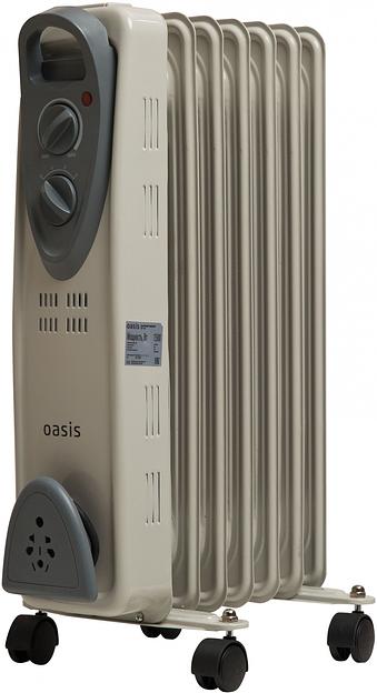 Радиатор масляный Oasis UT-10 1000Вт серый фото 1
