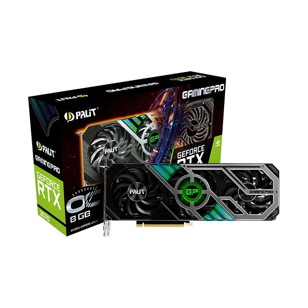 Видеокарта PALIT RTX3070 GAMINGPRO OC 8G (NE63070S19P2-1041A) фото 3