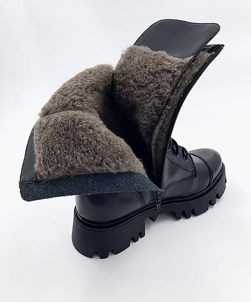 Ботинки берцы BuzShoes зимние высокие ОПТ фото 5