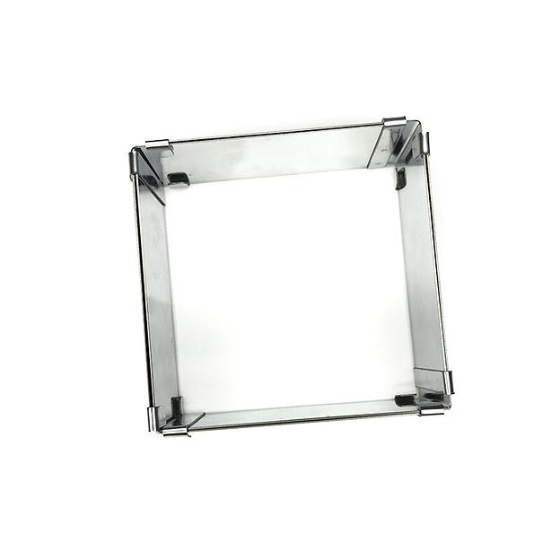 Форма для выпечки раздвижная квадрат 120х220х60 мм фото 2