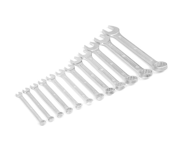 Набор ключей комбиниров. 12шт.(8-27) брез.сум КЗСМИ с поверкой фото 1