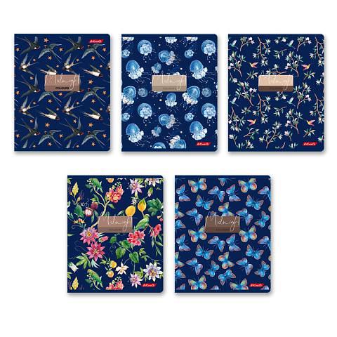 Тетрадь общая на скобе А5, 80 л., клетка, Вальс цветов, 80ТСК5_5_2_1, SVETOCH фото 1