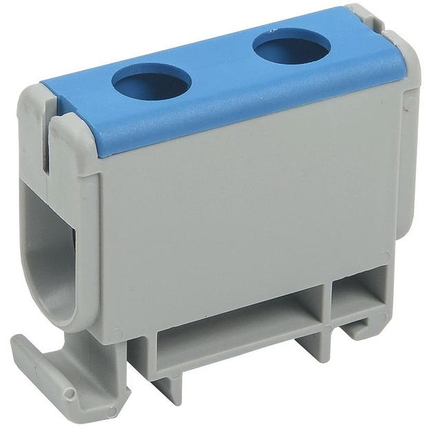 Клемма вводная силовая КВС 6-50 кв.мм. синяя (YZN12-050-K07) фото 1