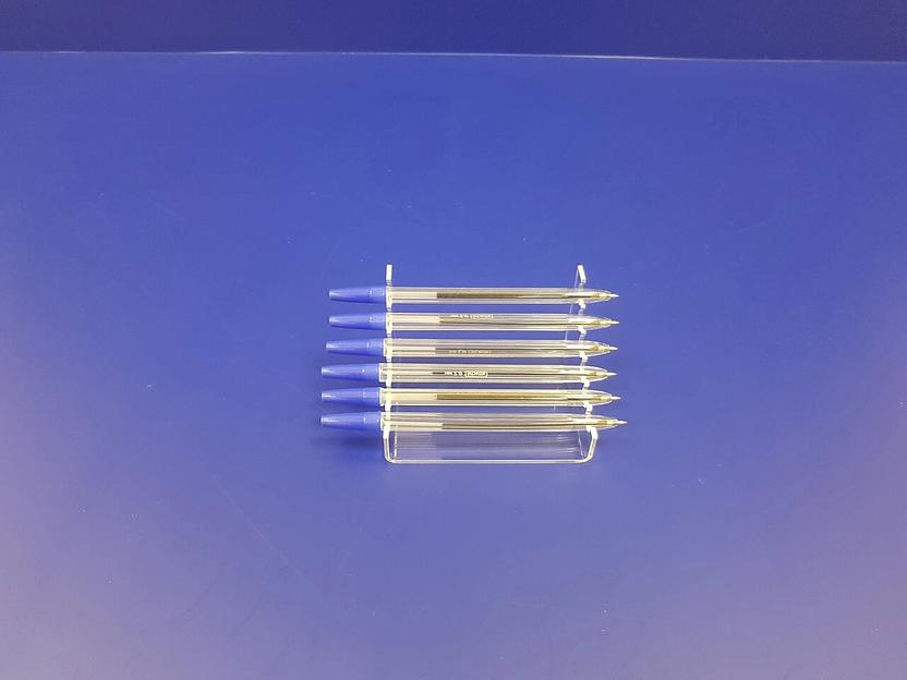 Подставка для ручек карандашей кистей 6 секции (горка радиус) фото 3