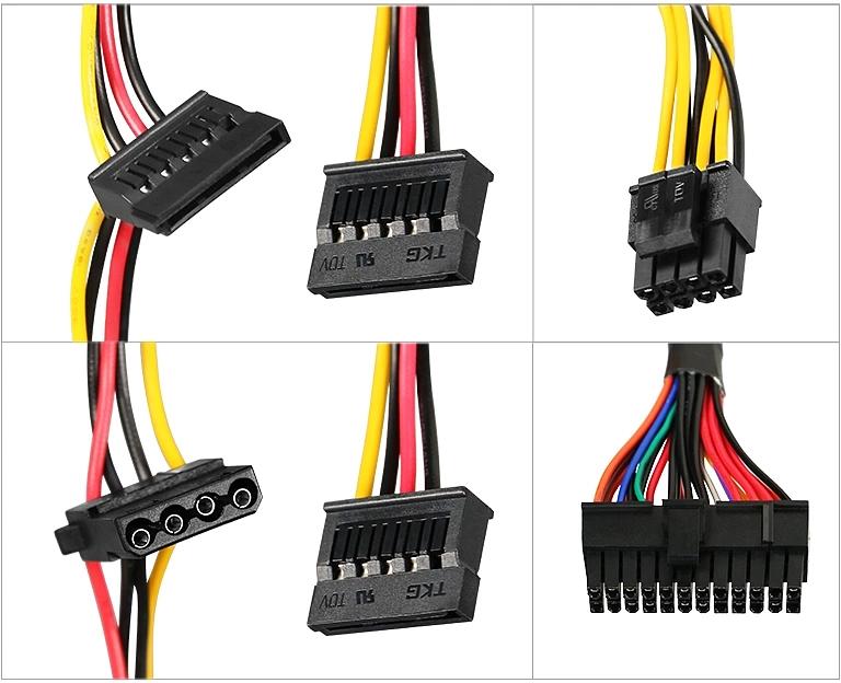 Блок питания KingPrice ATX 400W KPPSU400 (20+4pin) 120mm fan 3xSATA фото 9