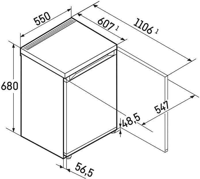 Холодильник Liebherr Re 1000 1-нокамерн. белый фото 4