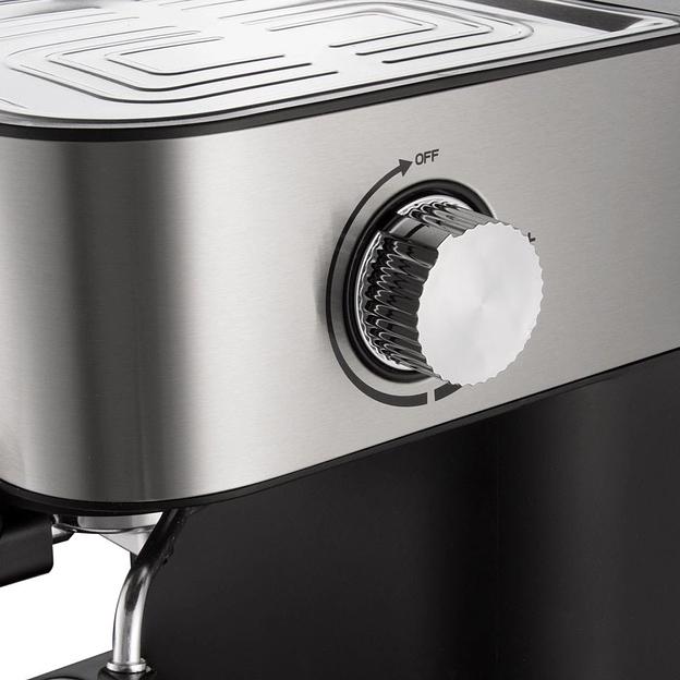 Кофеварка рожковая Редмонд RCM-M1513 1050Вт серебристый/черный фото 9