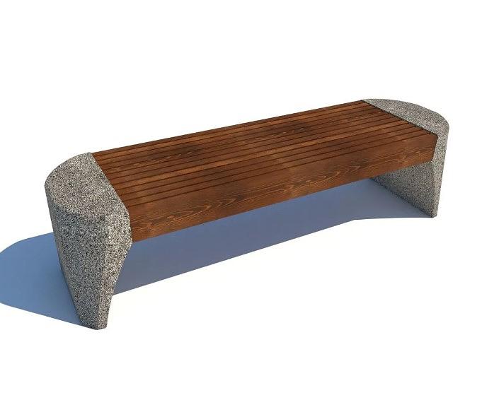 Скамья из архитектурного бетона фото 3