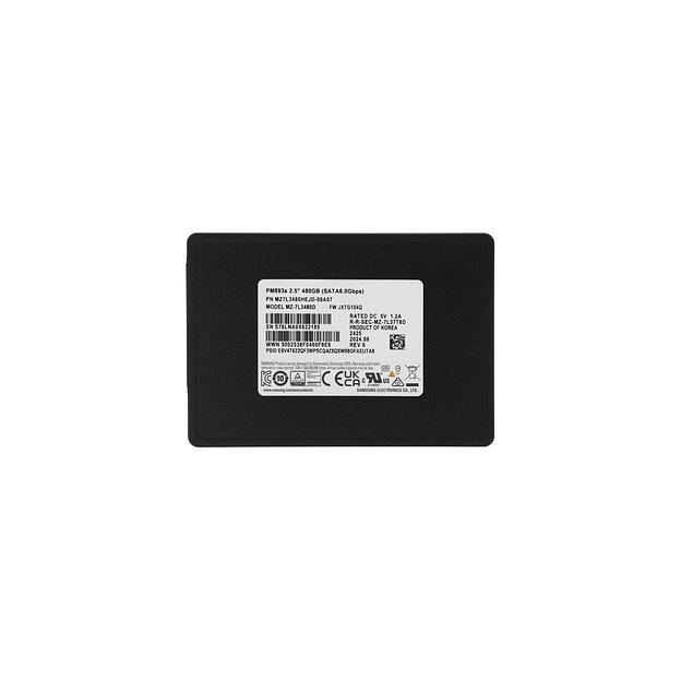 SSD накопитель Samsung PM893A MZ7L3480HEJD-00A07 480ГБ, 2.5", SATA III, SATA фото 1