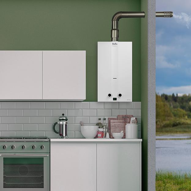 Колонка газовая Ballu GWH 12 Fiery Turbo фото 8