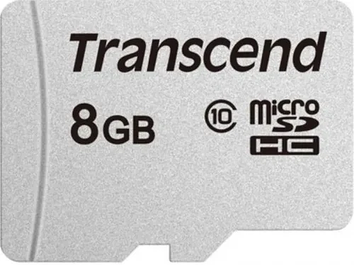 Карта памяти MicroSD 8GB Class 10 Transcend TS8GUSD300S фото 1