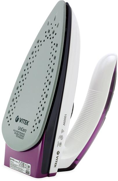Утюг дорожный Vitek VT-8305 1000Вт белый/фиолетовый фото 4