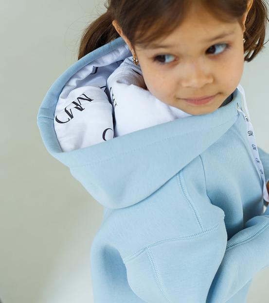 Утеплённый комплект MINI DI «Алекс» голубой однотон, арт.910/620 ОПТ фото 9