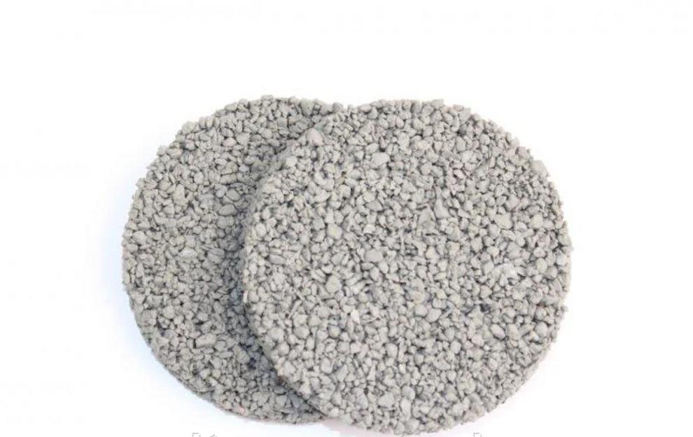 Резиновая крошка EPDM, цвет серый ОПТ фото 1