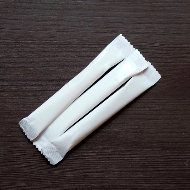 Сахар в стиках 5 г в нейтральном исполнении (белый) фото 1