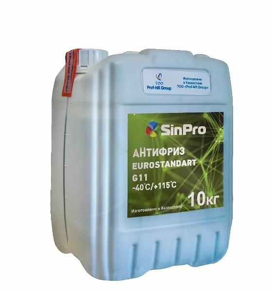 Антифриз зелёный «SinPro» EuroStandart G11 (-40/+115 °C), 10 кг ОПТ фото 1
