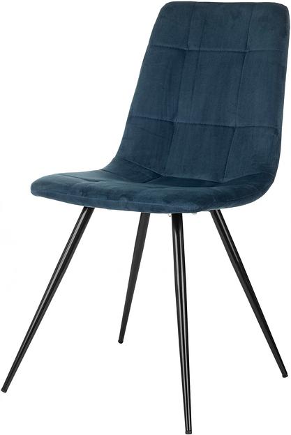 Стул для дома Бюрократ CH-K1_4 комплект 4шт синий Holland 58 металл черный на ножках (CH-K1_1/HL58_4) фото 4