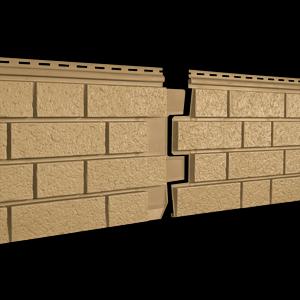 Фасадная панель Ю-Пласт,Stone-house Клинкер ,Горчичный фото 1