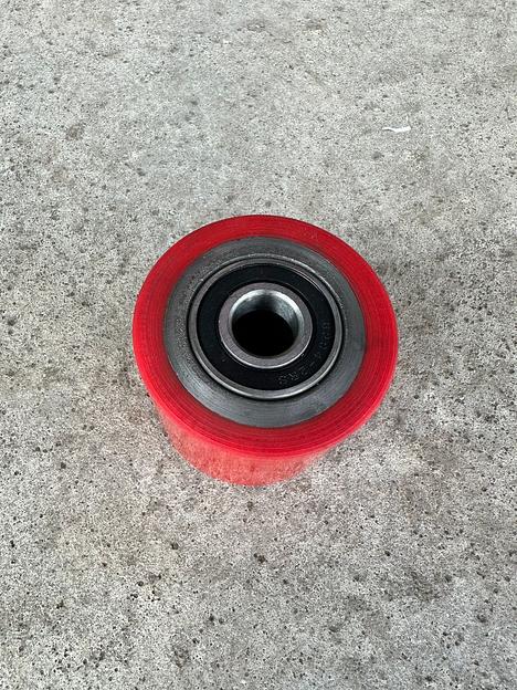 Ролик подвилочный в сборе для рохли, штабелеров 80х70 мм фото 3