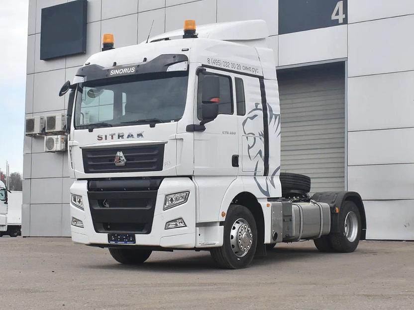 Тягач Sinotruk Sitrak C7H белый, дизель, механика, 2023 г фото 2