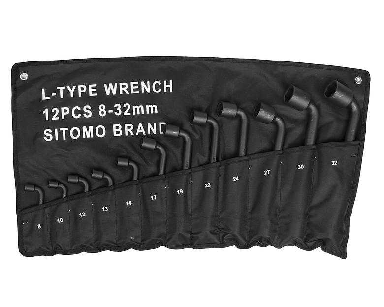 Набор ключей торц.изогн. 12шт. (8-32) SIT с поверкой фото 3