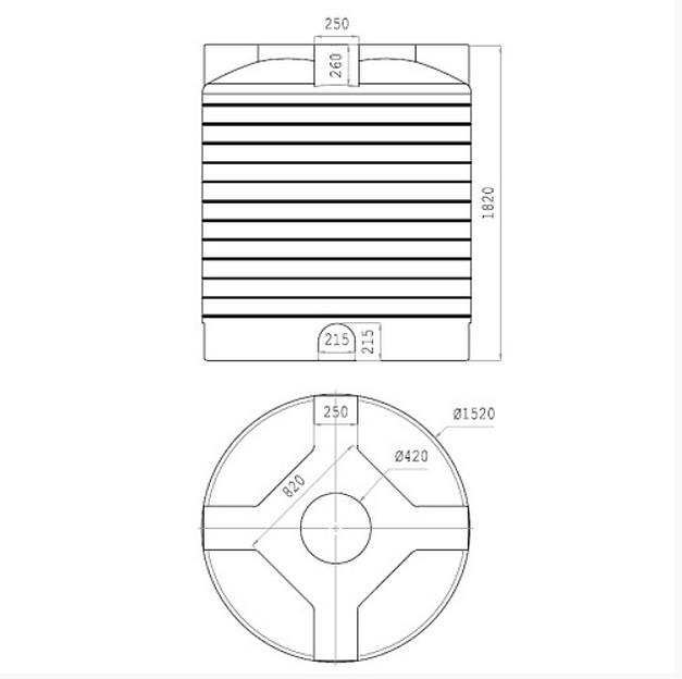 Емкость вертикальная 3000 л фото 3