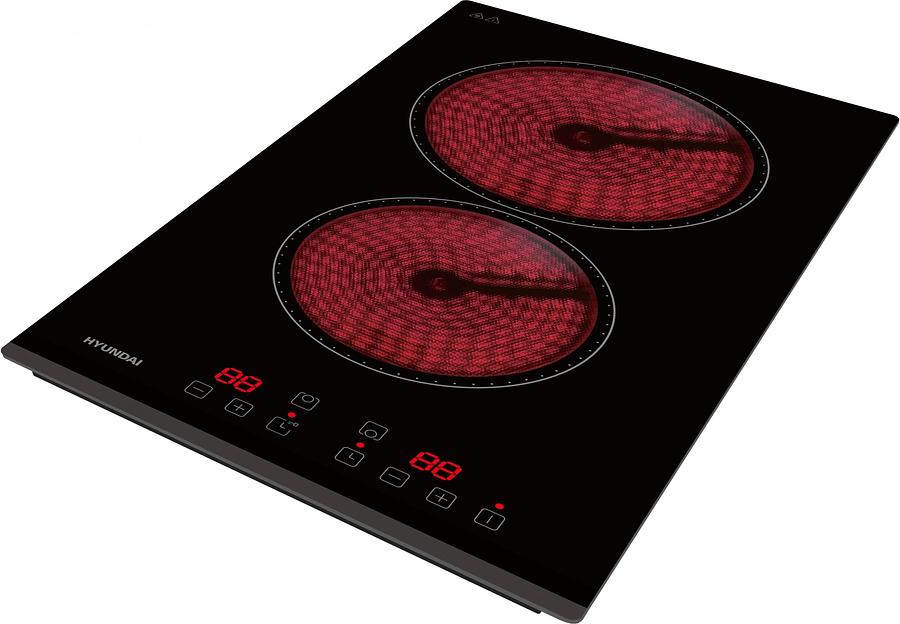 Варочная поверхность Hyundai HHE 3251 BG черный фото 7