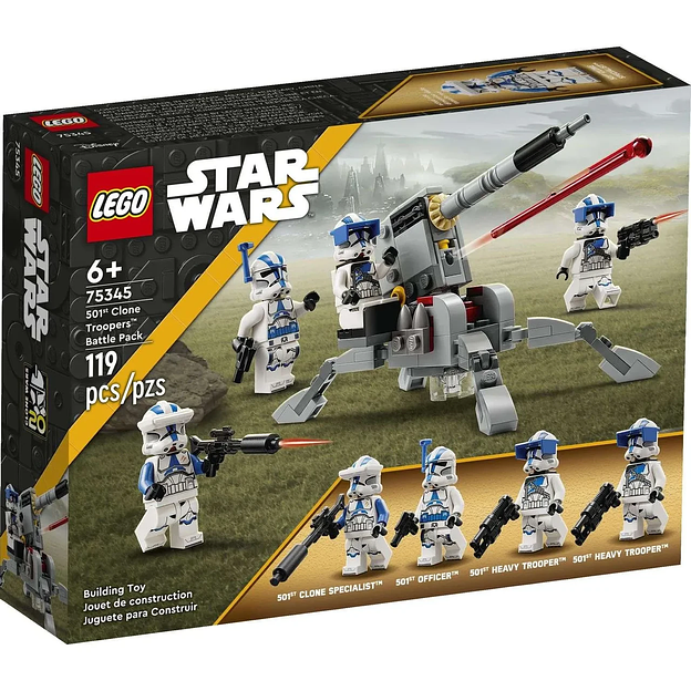 Конструктор LEGO Star Wars TM Боевой отряд бойцов-клонов 501-го легиона 75345 фото 1