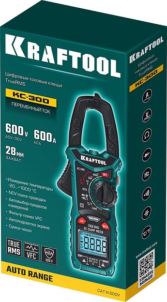 KRAFTOOL KC-300 Цифровые токовые клещи (59832) фото 8
